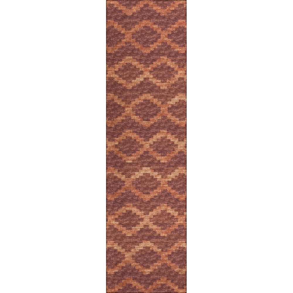 Indoor/Outdoor Sedona SN9 Spice Washable 2'3" x 12' Runner Rug