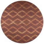 Indoor/Outdoor Sedona SN9 Spice Washable 4' x 4' Round Rug