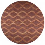 Indoor/Outdoor Sedona SN9 Spice Washable 6' x 6' Round Rug