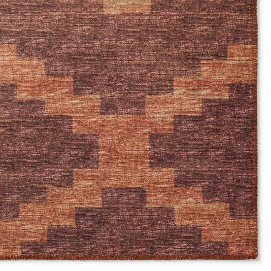 Indoor/Outdoor Sedona SN9 Spice Washable 6' x 6' Round Rug