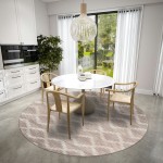 Indoor/Outdoor Sedona SN9 Taupe Washable 10' x 10' Round Rug