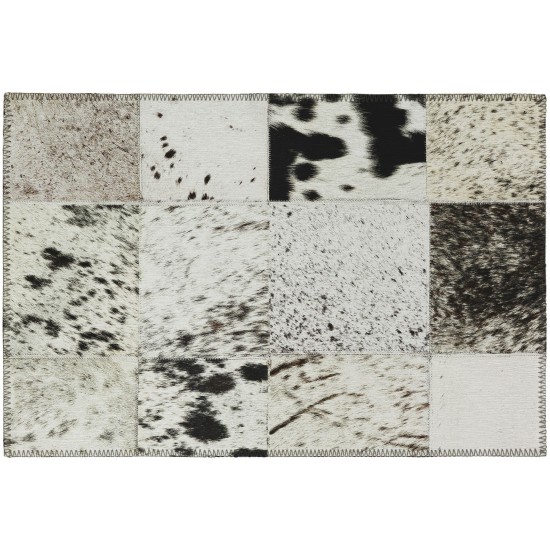 Indoor/Outdoor Stetson SS10 Marble Washable 1'8" x 2'6" Rug