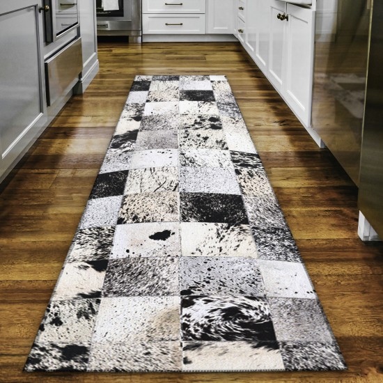 Indoor/Outdoor Stetson SS10 Marble Washable 2'3" x 12' Runner Rug