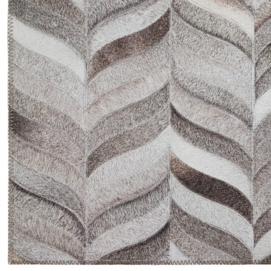 Indoor/Outdoor Stetson SS11 Flannel Washable 4' x 4' Round Rug