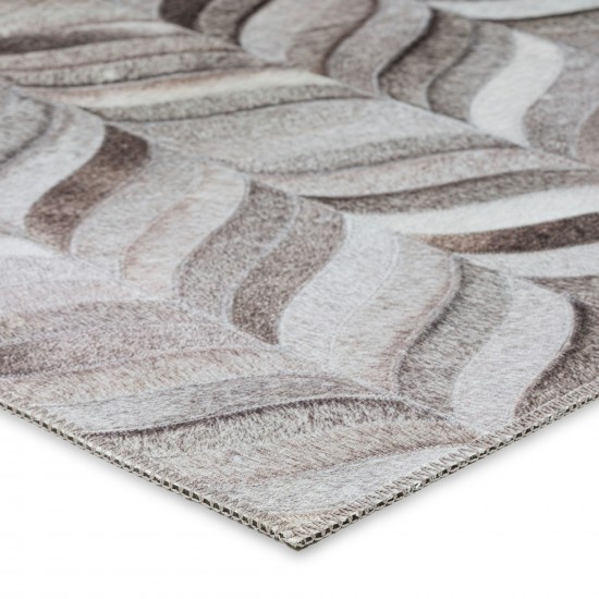 Indoor/Outdoor Stetson SS11 Flannel Washable 8' x 8' Round Rug