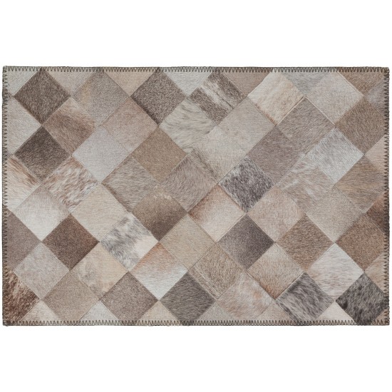 Indoor/Outdoor Stetson SS2 Flannel Washable 1'8" x 2'6" Rug