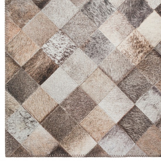 Indoor/Outdoor Stetson SS2 Flannel Washable 2'3" x 10' Runner Rug