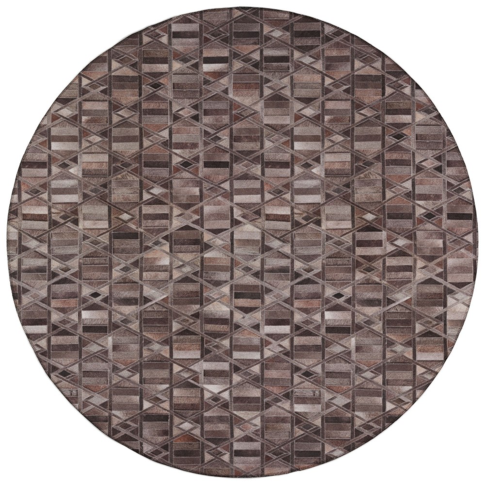 Indoor/Outdoor Stetson SS4 Flannel Washable 10' x 10' Round Rug