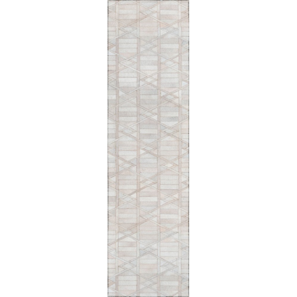 Indoor/Outdoor Stetson SS4 Linen Washable 2'3" x 7'6" Runner Rug