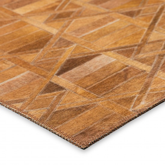 Indoor/Outdoor Stetson SS4 Spice Washable 8' x 8' Round Rug