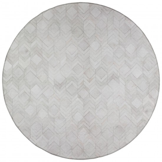 Indoor/Outdoor Stetson SS5 Linen Washable 10' x 10' Round Rug