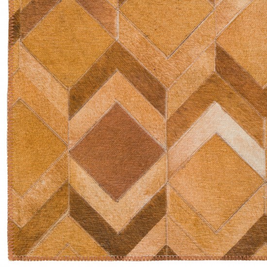 Indoor/Outdoor Stetson SS5 Spice Washable 8' x 8' Round Rug