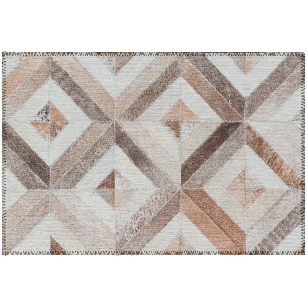 Indoor/Outdoor Stetson SS7 Flannel Washable 1'8" x 2'6" Rug