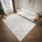 Indoor/Outdoor Stetson SS8 Linen Washable 10' x 14' Rug