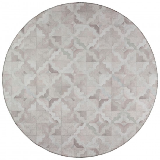 Indoor/Outdoor Stetson SS8 Linen Washable 10' x 10' Round Rug