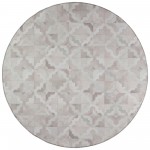 Indoor/Outdoor Stetson SS8 Linen Washable 4' x 4' Round Rug