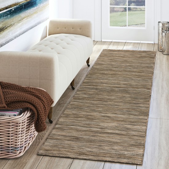 Targon TA1 Chocolate 2'3" x 7'6" Runner Rug