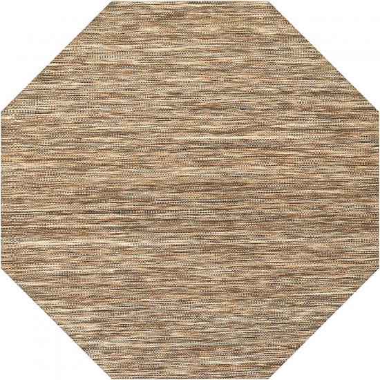 Targon TA1 Chocolate 6' x 6' Octagon Rug