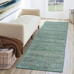 Toro TT100 Teal 2'6" x 20' Runner Rug