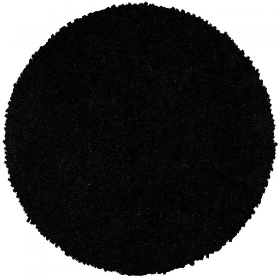 Utopia UT100 Black 12' x 12' Round Rug