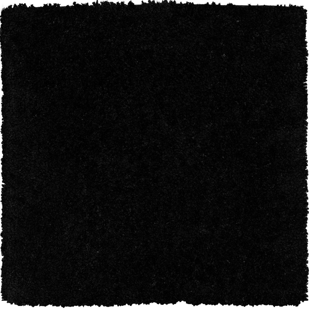 Utopia UT100 Black 6' x 6' Square Rug Utopia UT100 Black 6' x 6' Square Rug