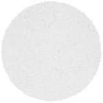 Utopia UT100 Snow 4' x 4' Round Rug