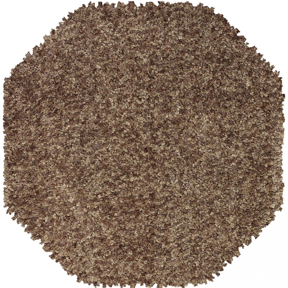 Utopia UT100 Taupe 12' x 12' Octagon Rug