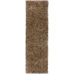 Utopia UT100 Taupe 2'3" x 7'6" Runner Rug