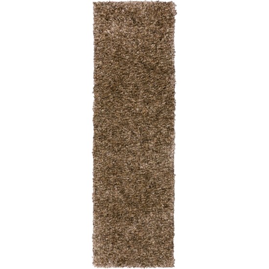 Utopia UT100 Taupe 2'6" x 12' Runner Rug