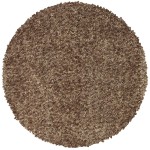 Utopia UT100 Taupe 6\' x 6\' Round Rug