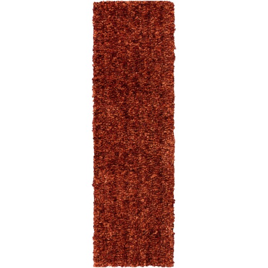 Utopia UT100 Terra Cotta 2'3" x 7'6" Runner Rug