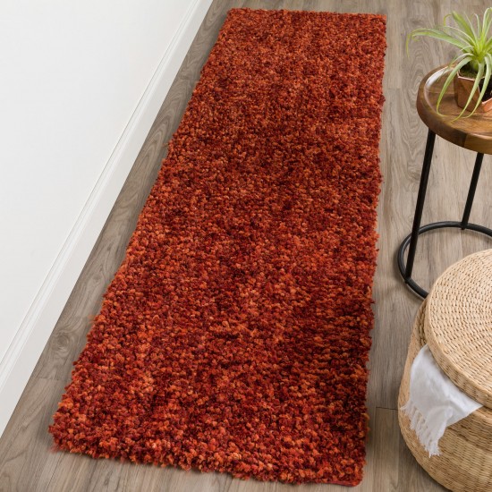 Utopia UT100 Terra Cotta 2'3" x 7'6" Runner Rug