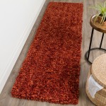 Utopia UT100 Terra Cotta 2'6" x 10' Runner Rug