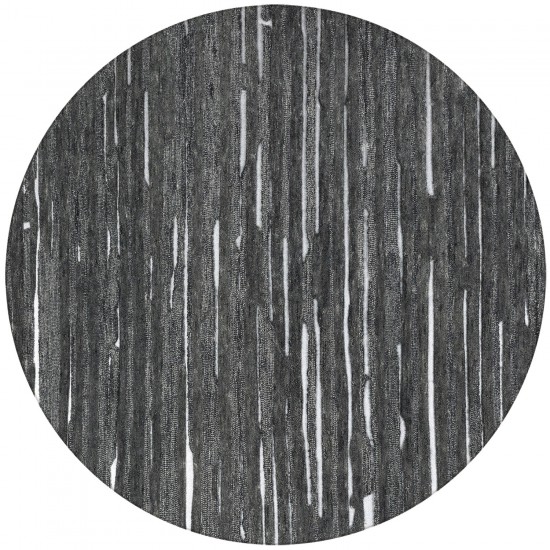 Vibes VB1 Black 10' x 10' Round Rug