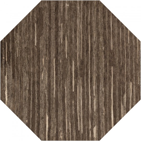 Vibes VB1 Chocolate 10' x 10' Octagon Rug