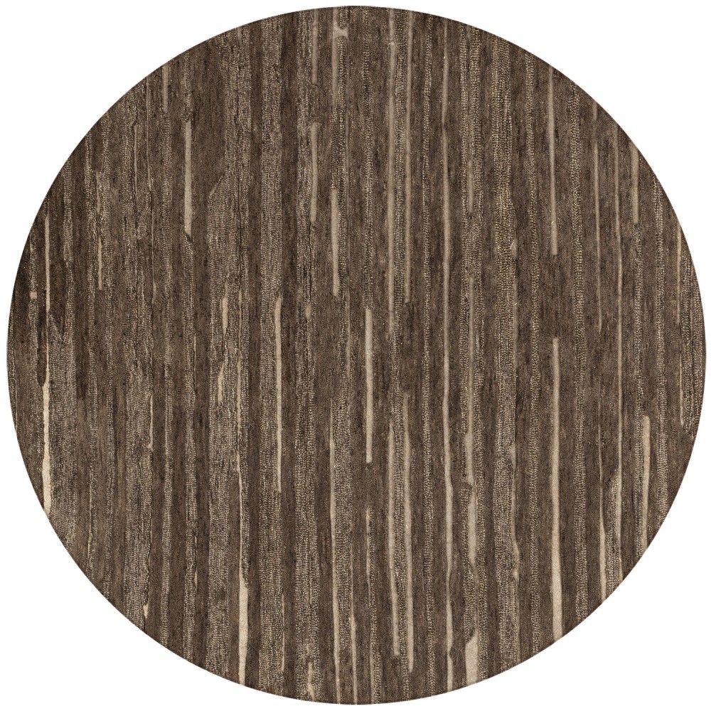 Vibes VB1 Chocolate 10' x 10' Round Rug