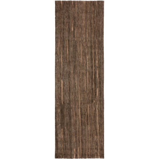 Vibes VB1 Chocolate 2'3" x 7'6" Runner Rug