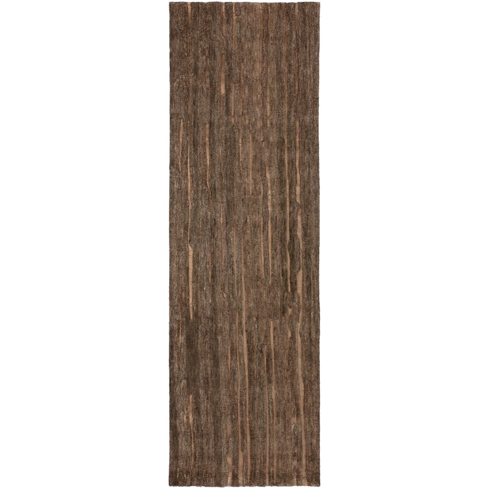 Vibes VB1 Chocolate 2'6" x 10' Runner Rug