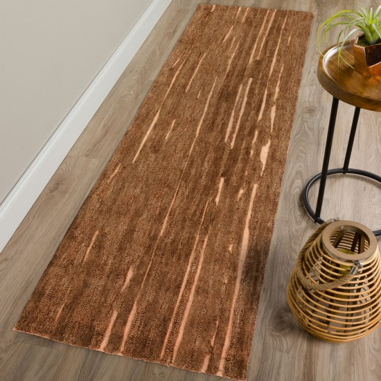 Vibes VB1 Copper 2'3" x 7'6" Runner Rug