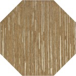 Vibes VB1 Gold 4' x 4' Octagon Rug