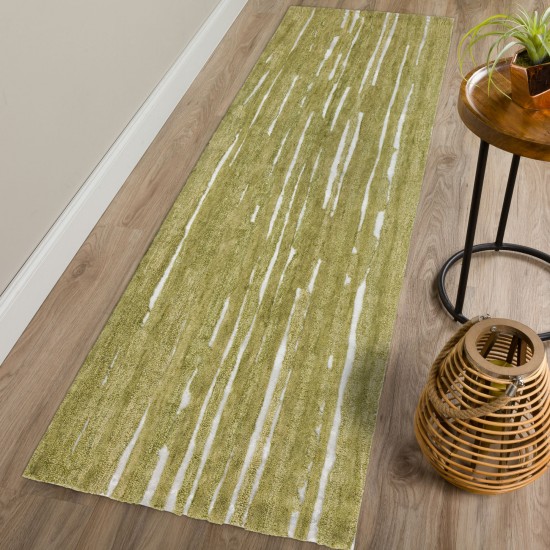 Vibes VB1 Lime 2'3" x 7'6" Runner Rug