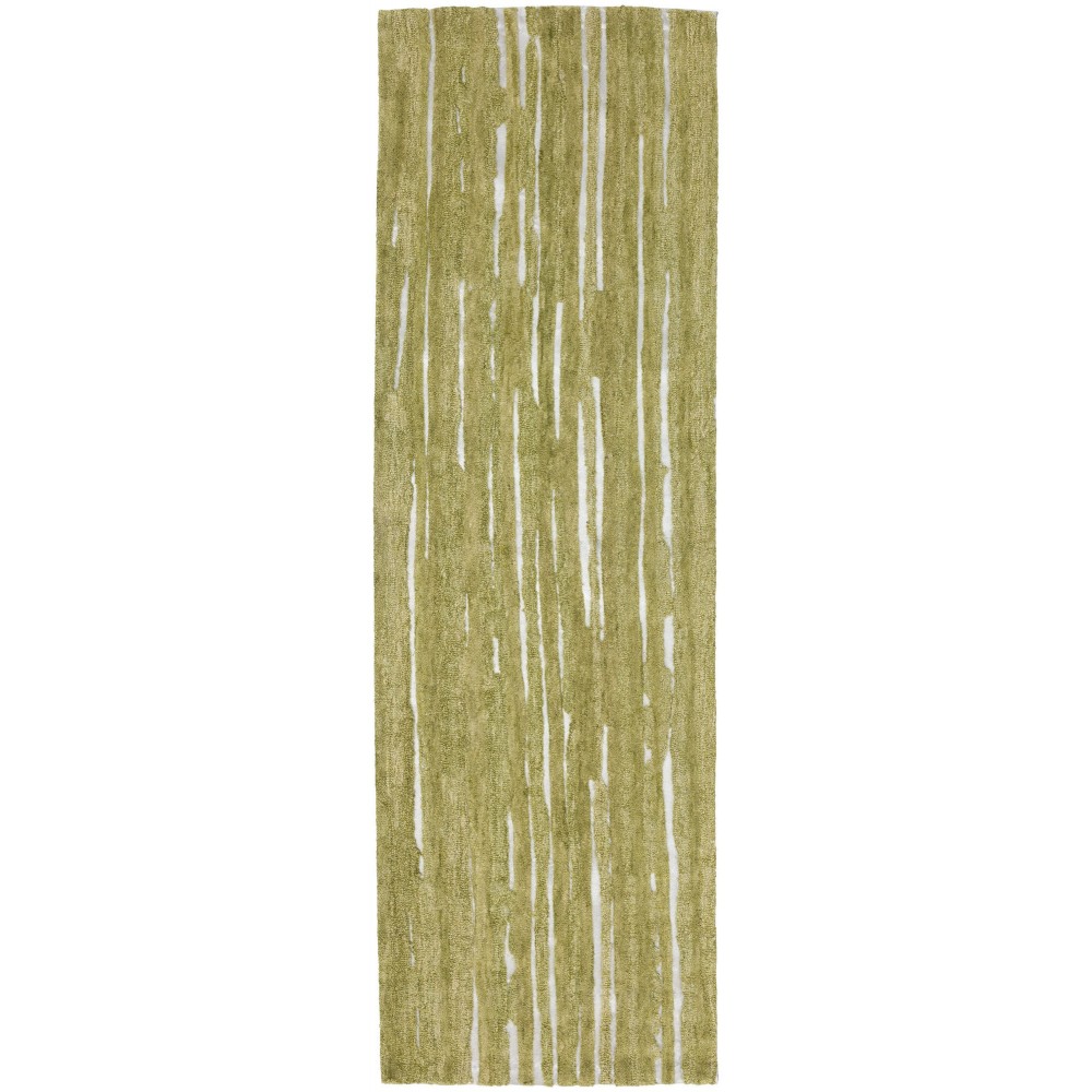 Vibes VB1 Lime 2'6" x 12' Runner Rug