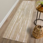 Vibes VB1 Linen 2'3" x 7'6" Runner Rug