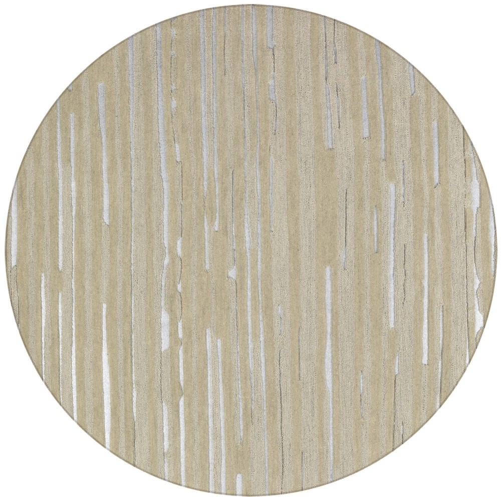 Vibes VB1 Linen 4' x 4' Round Rug