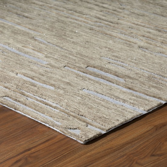 Vibes VB1 Mushroom 2'3" x 7'6" Runner Rug