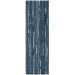 Vibes VB1 Navy 2'6" x 10' Runner Rug