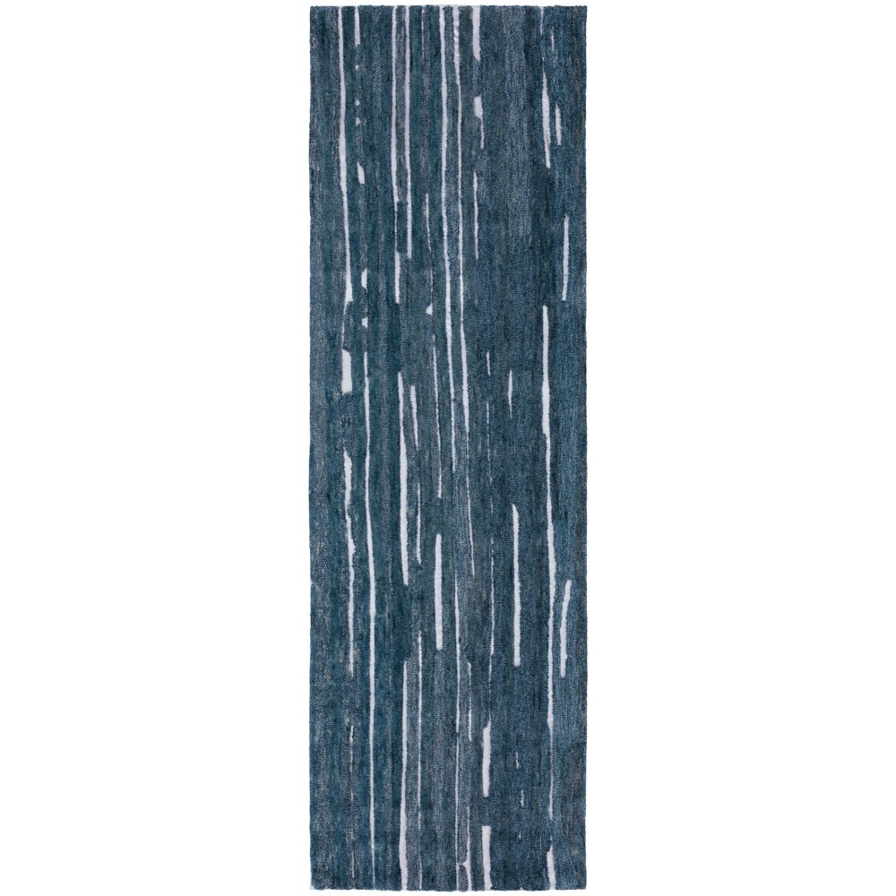 Vibes VB1 Navy 2'6" x 12' Runner Rug