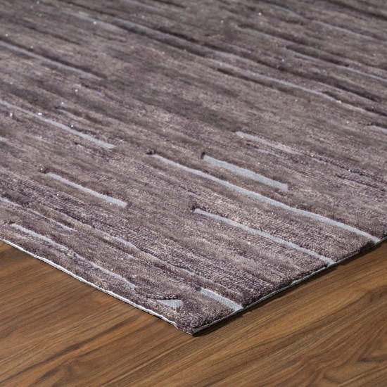 Vibes VB1 Plum 2'6" x 16' Runner Rug