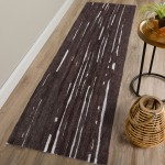 Vibes VB1 Plum 2'6" x 20' Runner Rug