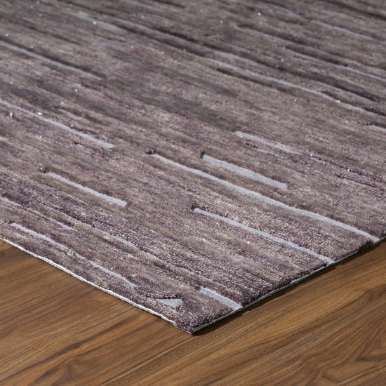 Vibes VB1 Plum 2'6" x 20' Runner Rug